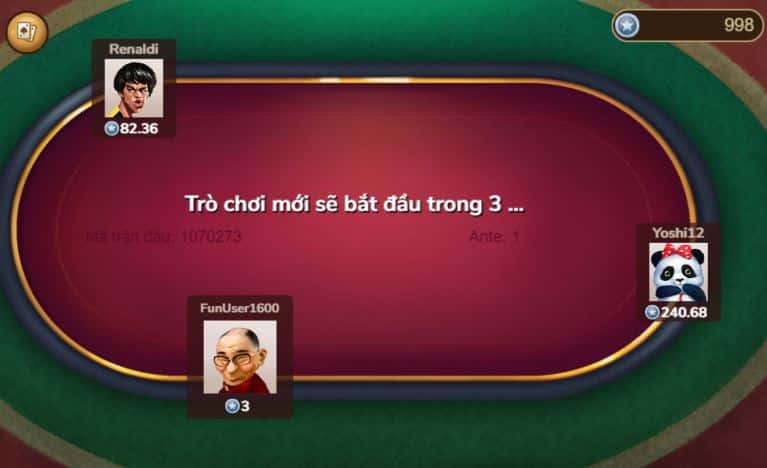 Biết khi nào bỏ bài, theo bài hoặc tăng cược