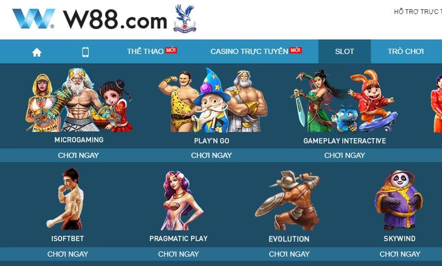Tham gia chơi Play’n Go tại nhà cái W88 cực kỳ dễ dàng, nhanh chóng
