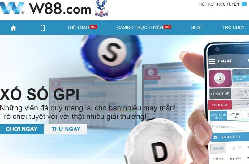 Truy cập vào nhà cái W88