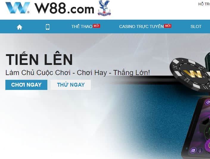 Hướng dẫn tham gia game Tiến Lên W88
