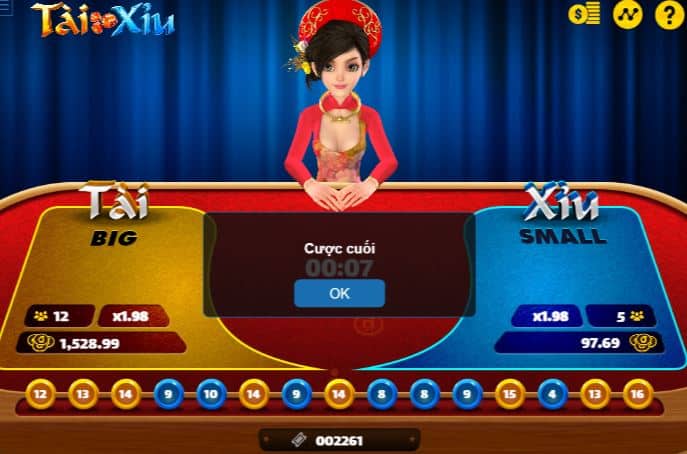 Đánh nhanh rút gọn khi tham gia trò chơi Tài Xỉu