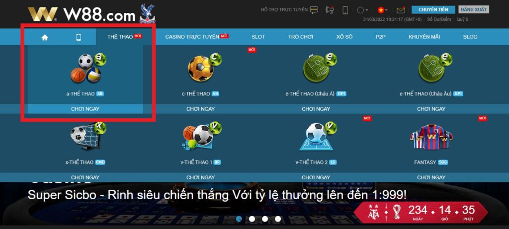 Vào mục A THỂ THAO để xem trực tiếp bóng đá