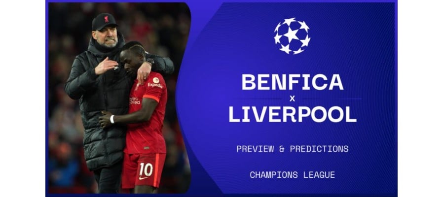 Soi kèo trận Benfica vs Liverpool