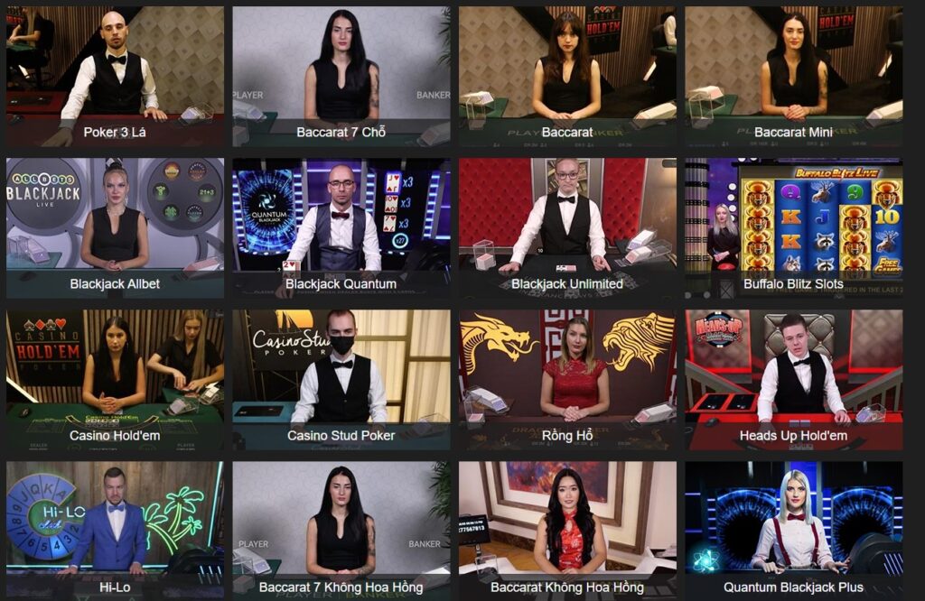 Trò chơi W88 Club Palazzo rất đa dạng