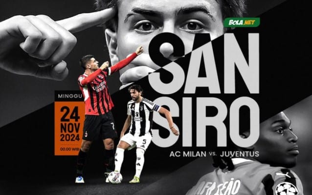 Soi kèo trận AC Milan vs Juventus Serie A 2024/25 lúc 00h00 ngày 24-11-2024