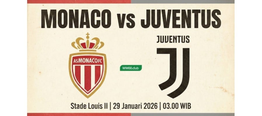 Soi kèo AS Monaco vs Juventus lúc 03h00 ngày 29/01/2026