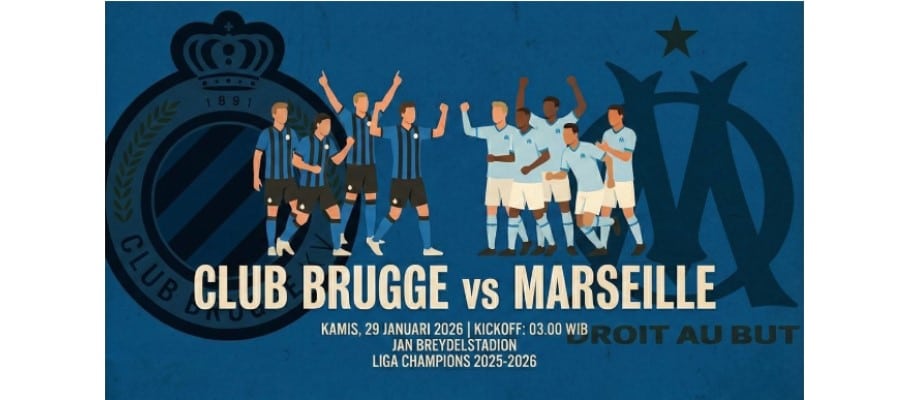 Soi kèo Club Brugge vs Marseille lúc 03h00 ngày 29/01/2026