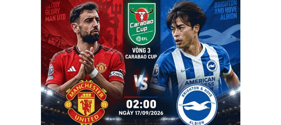 Dự đoán trận đấu Man Utd vs Brighton 02h00 ngày 17/9/2026